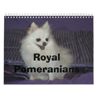 Calendário Pomeranians real