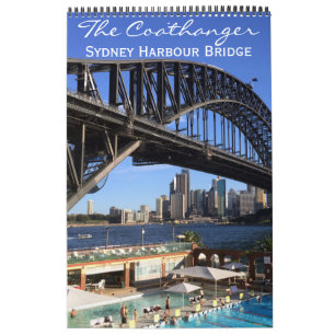 Calendário ponte da baía de sydney austrália