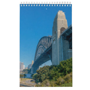 Calendário Ponte Harbour de Sydney Vintage