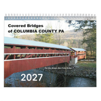 Calendário Pontes cobertas 
