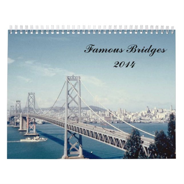 Calendário Pontes famosas 2014 (Capa)