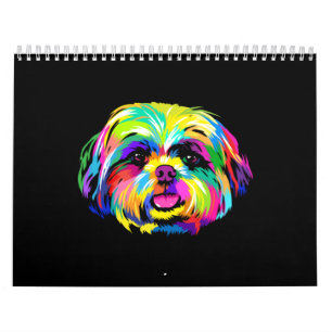 Calendário Pop Art Shih Tzu Dog Lovers