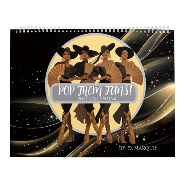 Calendário POP THEM FANS 2027 (Capa)
