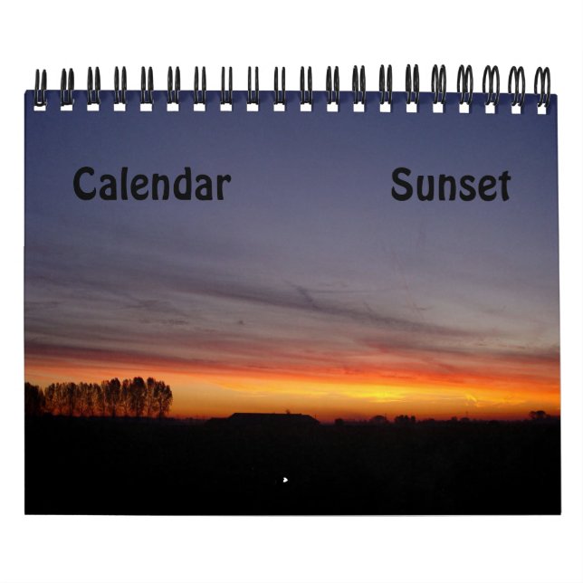 Calendário Por do sol (Capa)
