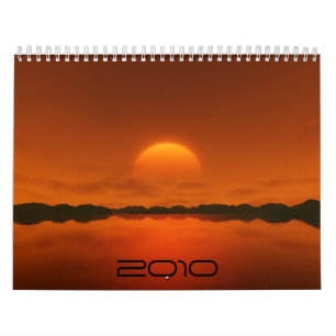 Calendário Por do sol 2010