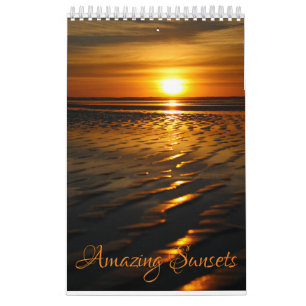 Calendário Por do sol de Amzing