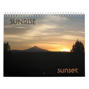 Calendário Por do sol do nascer do sol
