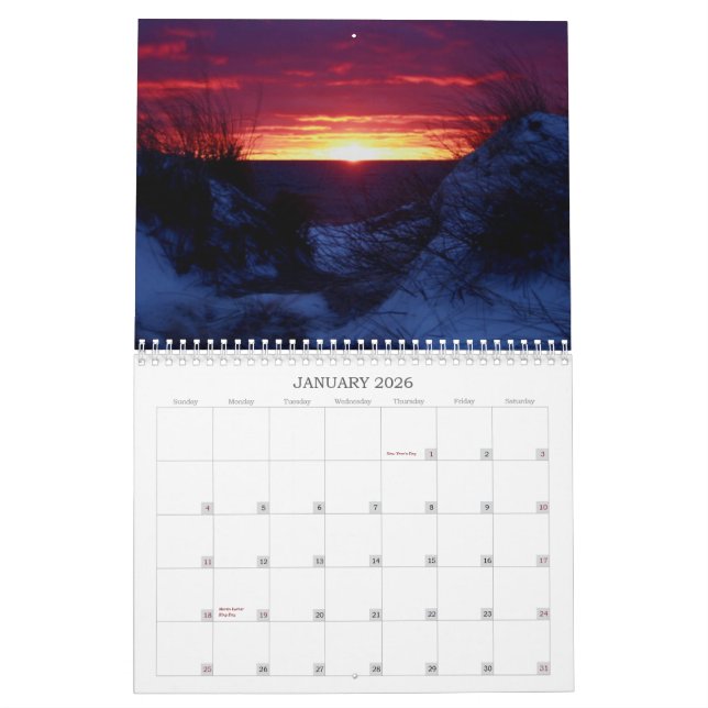 Calendário Pôr do sol e tais (Jan 2026)