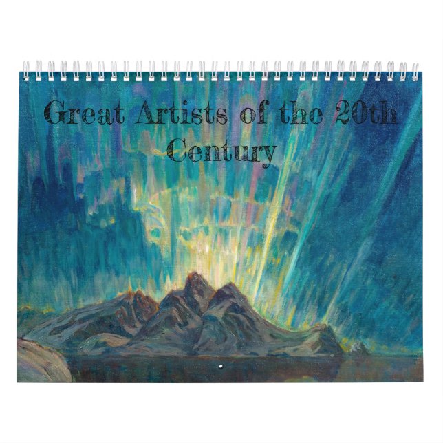 Calendário por pinturas do 20 (Capa)