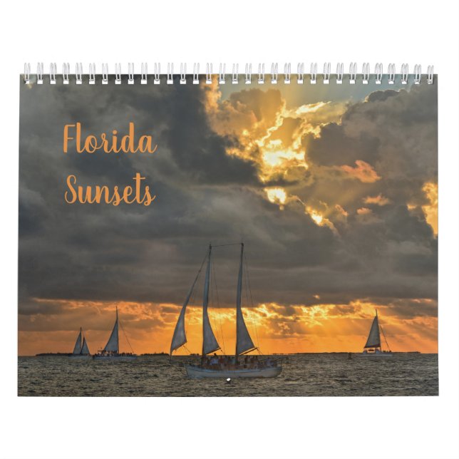 Calendário Pôrs do sol da Flórida (Capa)