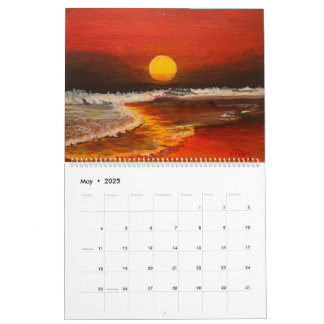 Calendário Pôrs do sol do artista Gary Poling