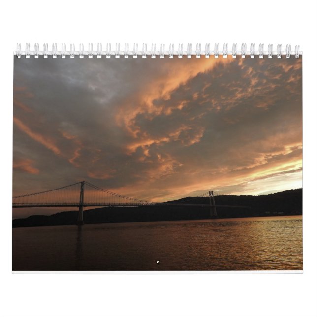 Calendário Pôrs do sol no Vale do Hudson (Capa)