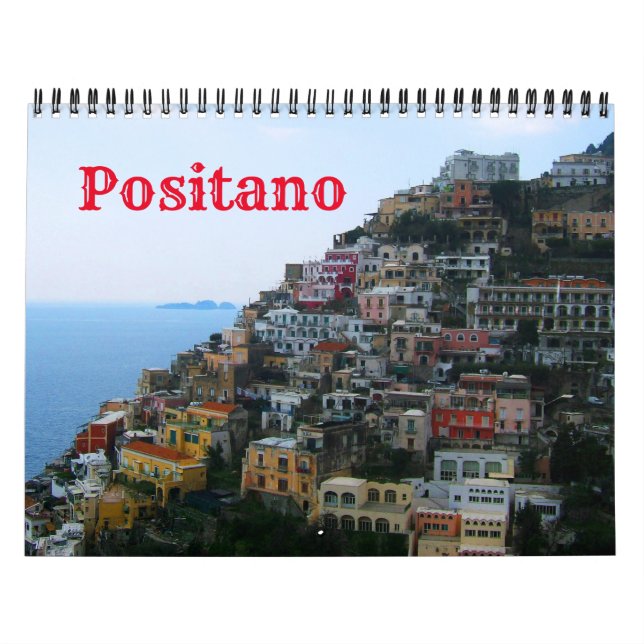 Calendário Positano - Itália - Europa - (Capa)
