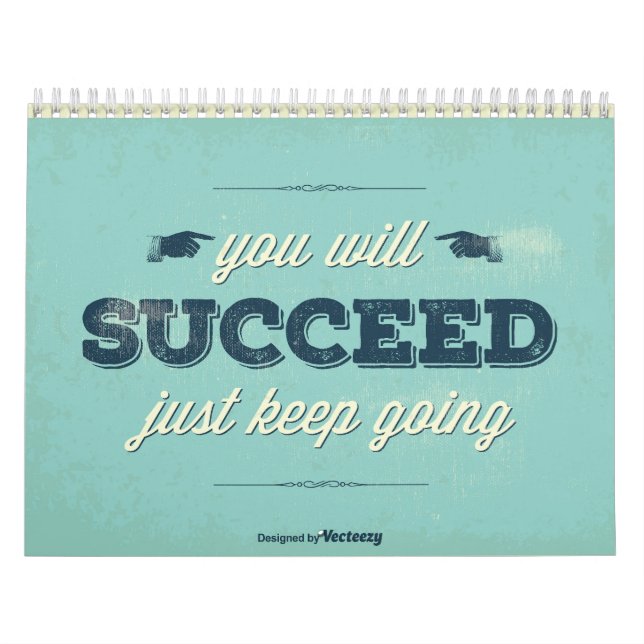 Calendário Poster vintage (Capa)