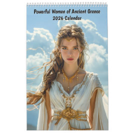 Calendário Powerful Women of Ancient Greece – 2026 Calendar