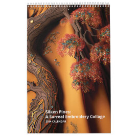 Calendário Prados Silken: Uma Colagem de Bordados Surreais