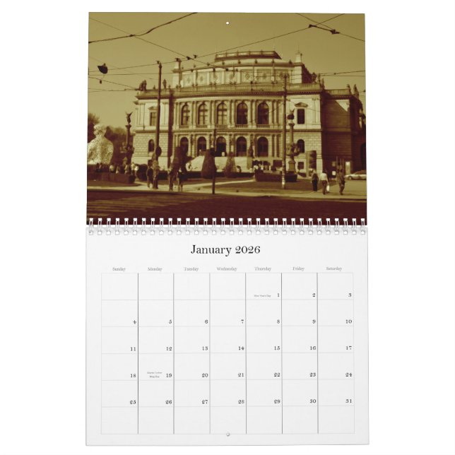 Calendário Praga (Jan 2026)