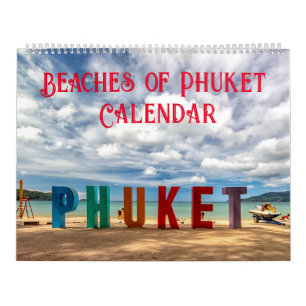 Calendário Praias de Phuket, Tailândia