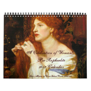 Calendário Pré-Raphaelite 2012