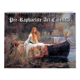 Calendário Pre-Raphaelite Art