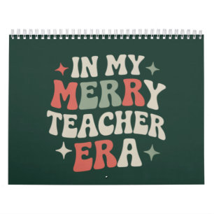 Calendário Presente da Vida de Professor de Pré-Escola na Min