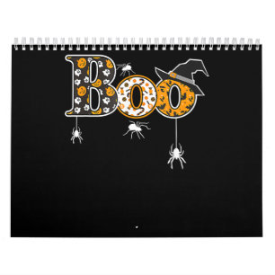 Calendário Presente de Aranha Aranha Halloween Boo