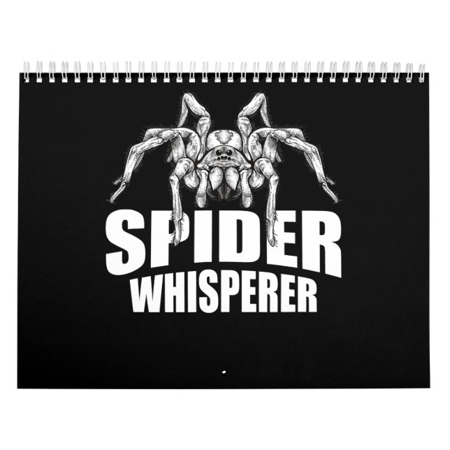 Calendário Presente de Aranha do Halloween Tarantula Whispere (Capa)