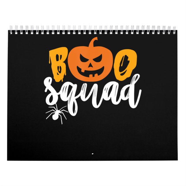 Calendário Presente de aranha | Esquadrão de Boo - Halloween  (Capa)