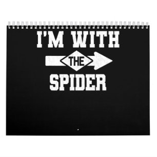 Calendário Presente de aranha Estou com a fantasia de aranh