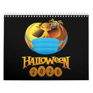 Calendário Presente de aranha Máscara De Abóbora E Aranha D