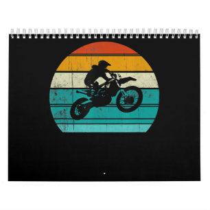 Calendário Presente De Motocicleta Dirt Bike Para Homens
