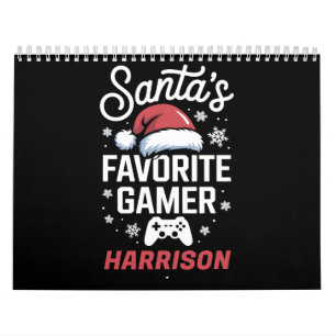 Calendário Presente de Natal de Jogos Personalizados Favorito