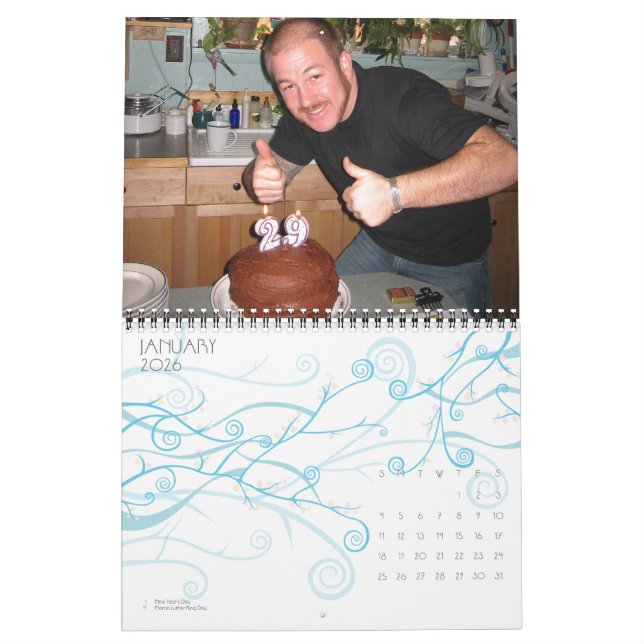 Calendário Presente de Natal para a Mãe (Jan 2026)