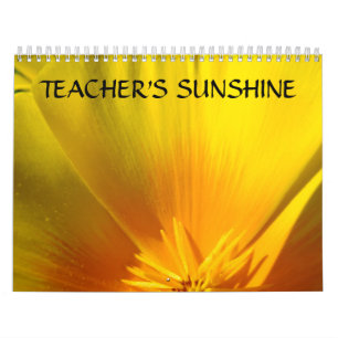Calendário Presente Florais Jardins Professores SO