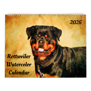 Calendário Presente para Dono de Rottweiler Mãe Admirador de 