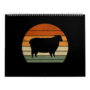 Calendário Presentes De Ovinos Para Homens Criação De Ovino