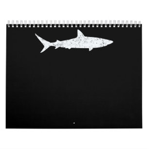 Calendário Presentes De Sobrecarga De Tubarão Cujo Engraçad