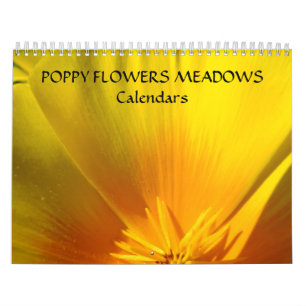 Calendário Presentes Feriados Flores Papoulas CAMP