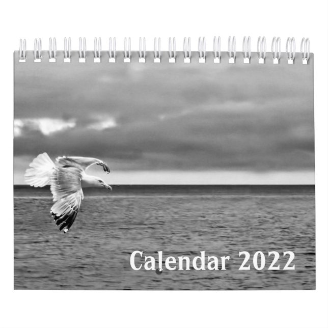 Calendário Preto e Branco da Vida Selvagem 2022 (Capa)