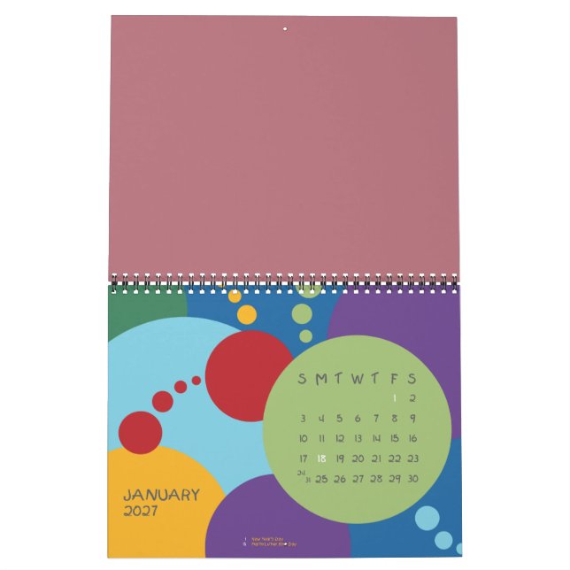 Calendário Professor do 3º ano, Professor Dia da Avery Mini B (Jan 2027)