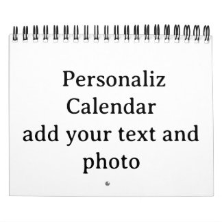 Calendário Projete seu próprio pequeno personalizado