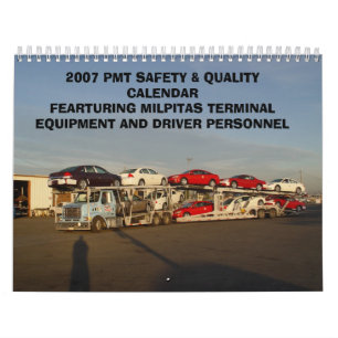 Calendário Projeto 006 de 2007 calendários, SEGURANÇA de 20