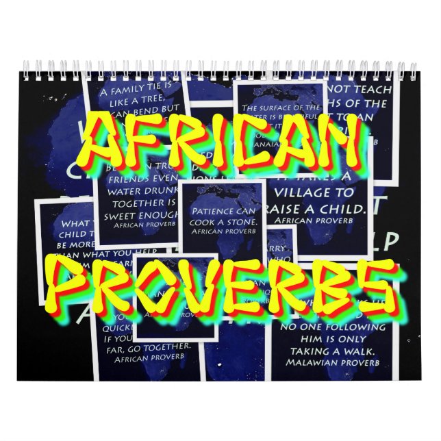 Calendário Proverbos Africanos (Capa)