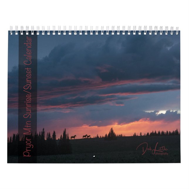 Calendário Pryor Mountain Sunrise e Sunset (Capa)