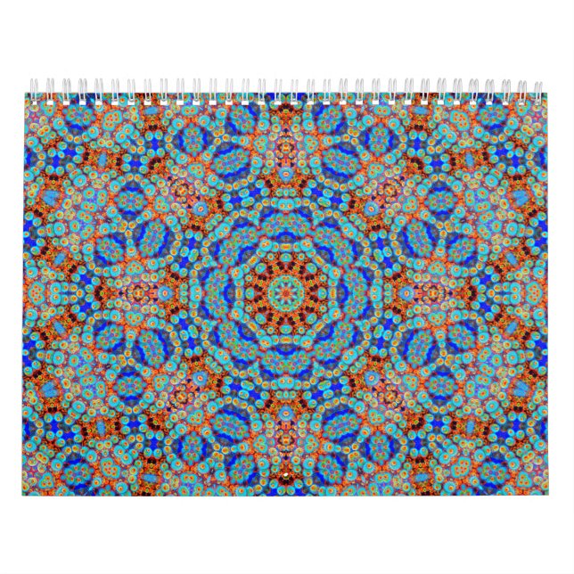 Calendário Psy Cactus Mandala (Capa)