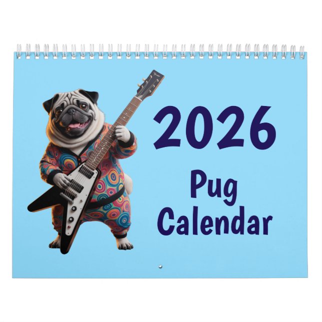 Calendário Pug (Capa)