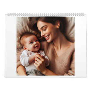 Calendário Pura alegria: Um momento de rir de uma mãe e de um