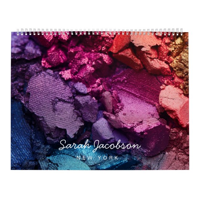 Calendário Push Luxury Cosmetics Cosmetologist Eyeshadow (Capa)