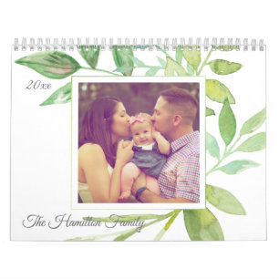 Calendário Quadro Botânico Personalizado por Fotografia