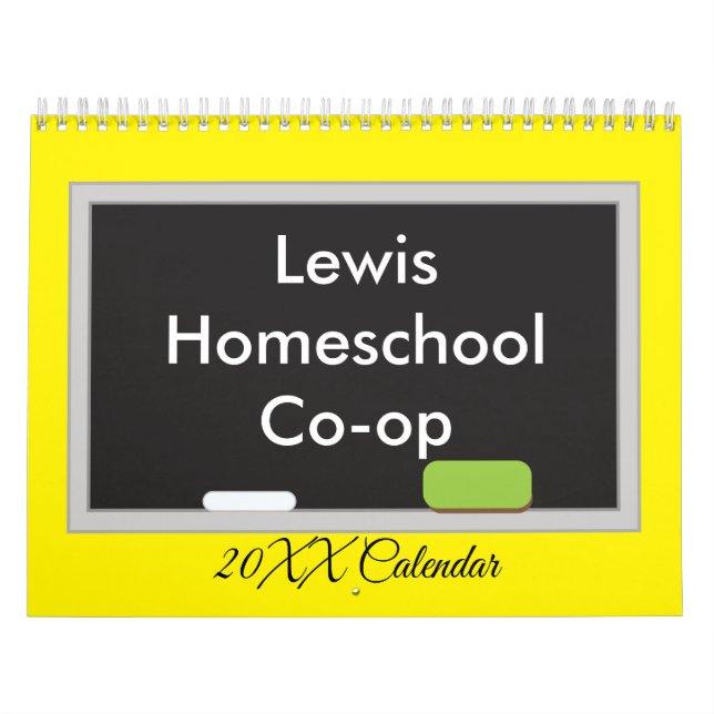 Calendário Quadro de discussão em fundo amarelo (Capa)